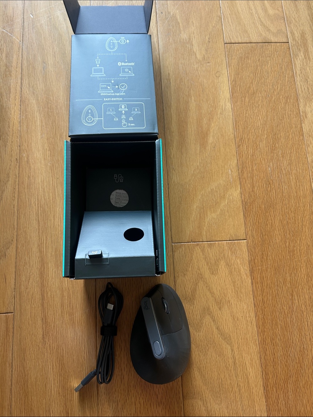 Logitec Wireless ergo Mouse - Black